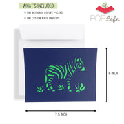 Card measures 7.5 inches tall and 6 inches wide