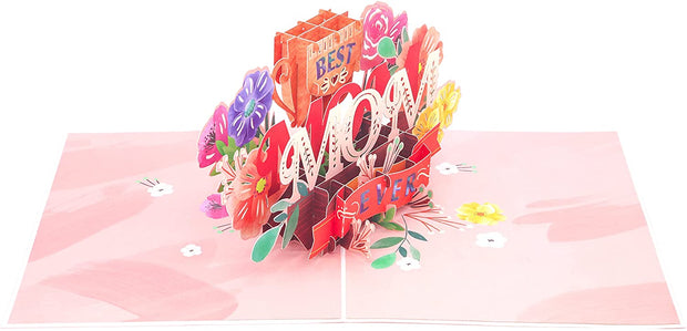 Best Mom Ever' Pop Up Card