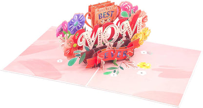 Best Mom Ever' Pop Up Card