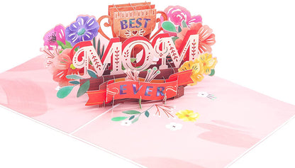 Best Mom Ever' Pop Up Card
