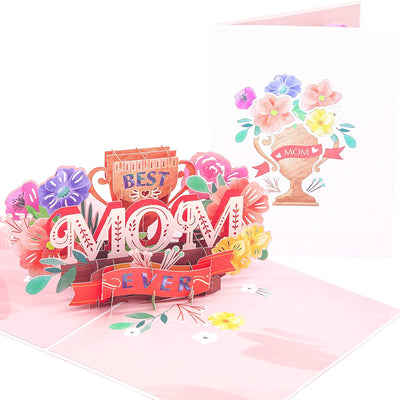 Best Mom Ever' Pop Up Card