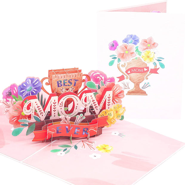 Best Mom Ever' Pop Up Card