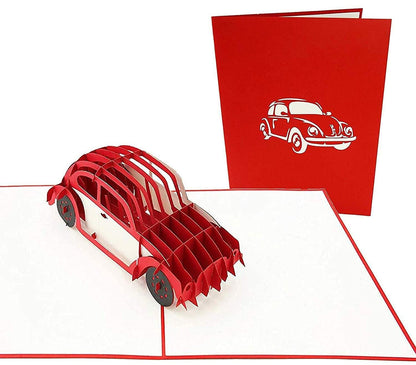 VW Bug Pop Up Card