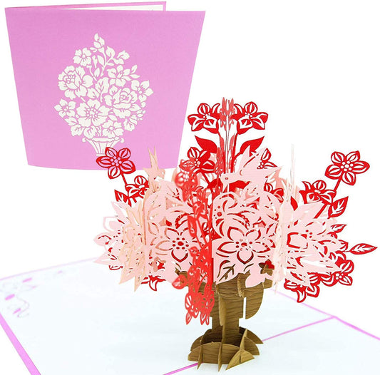 Flower Bouquet Pop Up Card