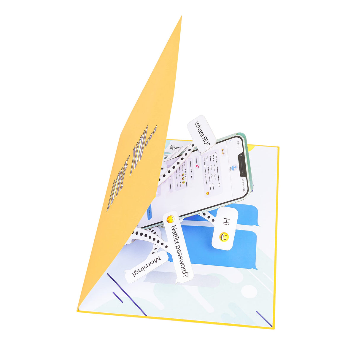 Funny Group Texting Pop Up Card