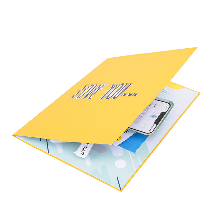 Funny Group Texting Pop Up Card