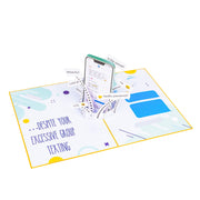 Funny Group Texting Pop Up Card