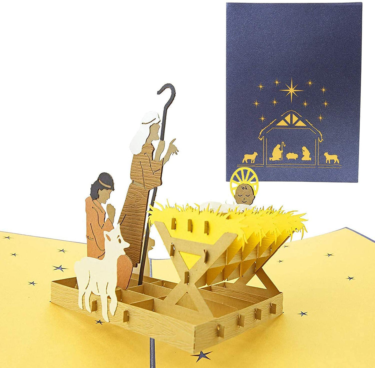 Nativity Manger, Birth of Jesus Pop Up Card