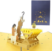Nativity Manger, Birth of Jesus Pop Up Card
