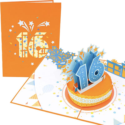 16th Birthday Pop Up Card