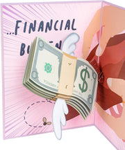 Mom's Financial Burden Pop Up Card