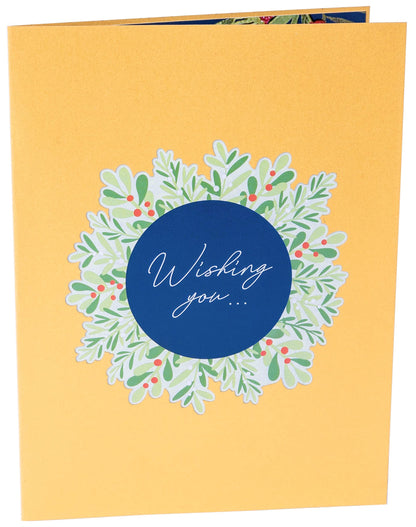 Wishing You Peace & Joy Pop Up Card