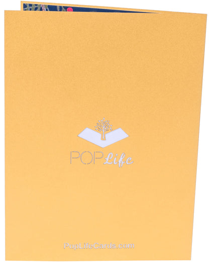 Wishing You Peace & Joy Pop Up Card