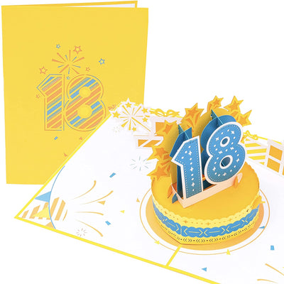 18th Birthday Pop Up Card