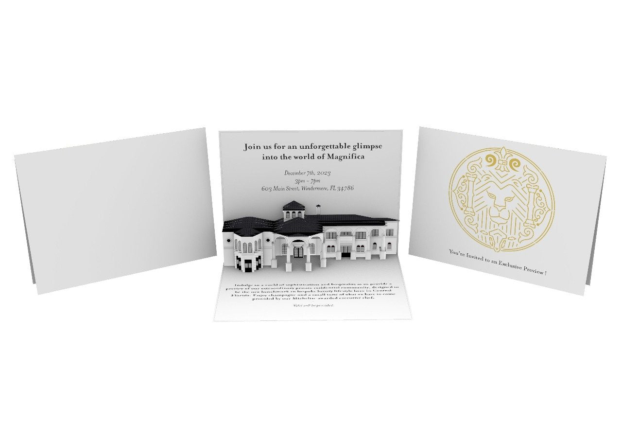 Magnifica · Luxury event invitation